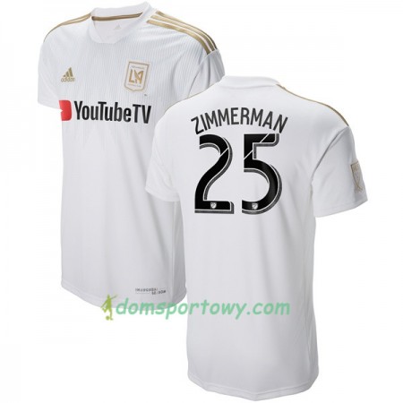 Koszulka Los Angeles FC Zimmerman 25 Wyjazdowe Koszulki Piłkarskie 2018-2019 Krótki Rękaw